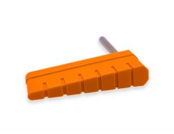 Bally Flipper Bat with Ridges - Orange